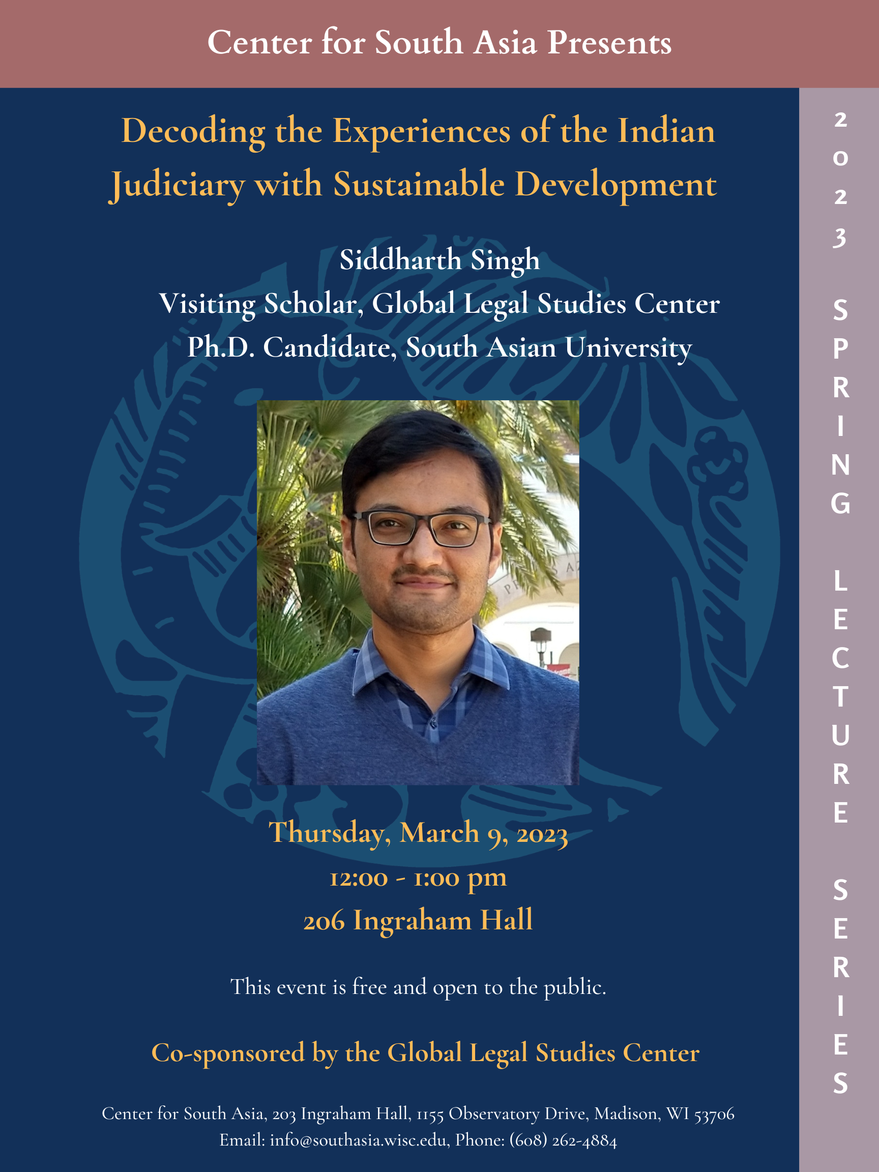 Siddharth Singh – Center for South Asia – UW–Madison
